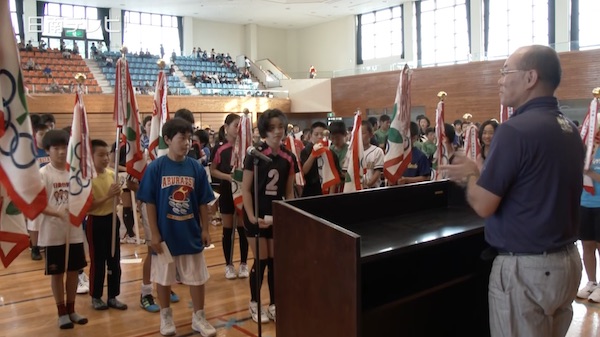 日南市スポーツ少年団の結団式（2016）