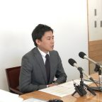 日南市長選挙 崎田恭平氏 出馬会見