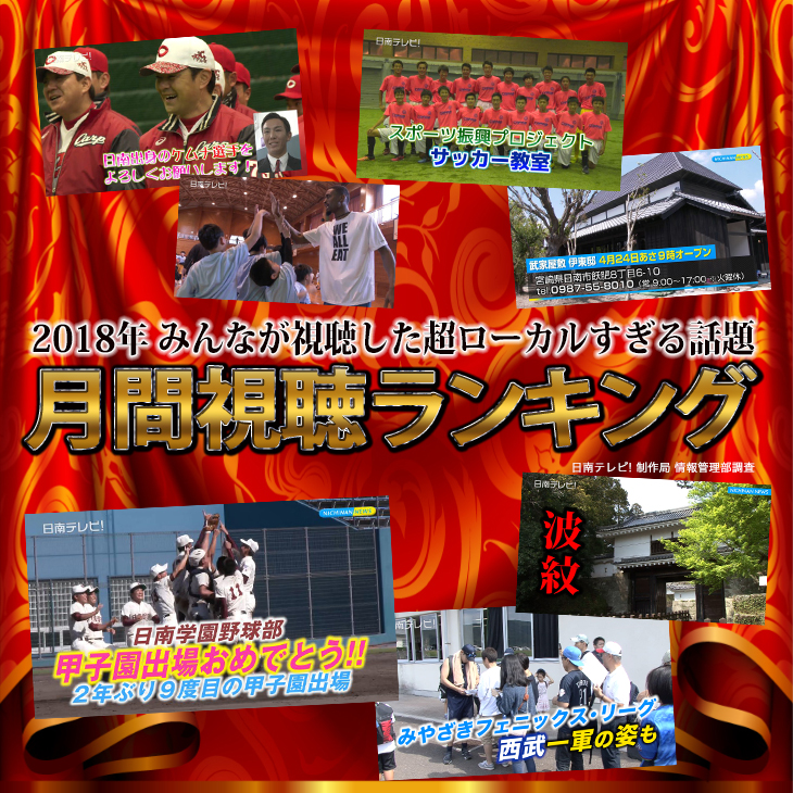 2018年 視聴ランキング