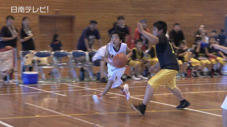 日南市内でミニバスケットボール大会