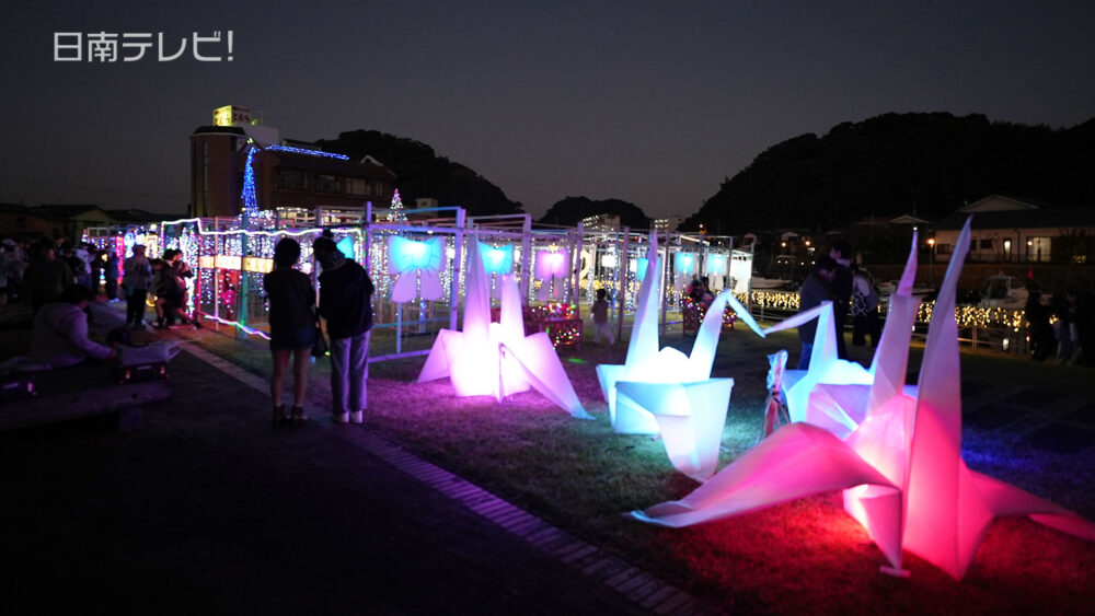 油津堀川夢ひろばイルミネーション